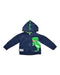 A Navy Hooded Sweatshirts from Jojo Maman Bébé in size 12-18M for neutral. (Front View)