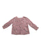 A Pink Long Sleeve Tops from Bonpoint in size 4T for girl. (Back View)