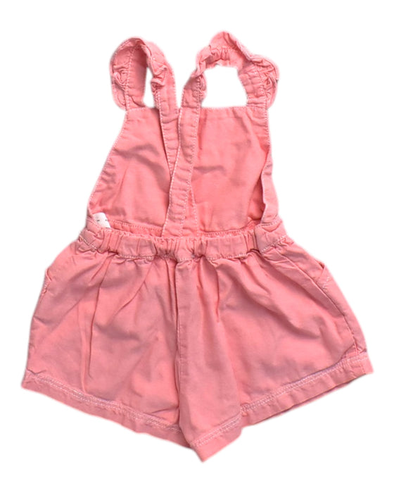 A Pink Sleeveless Rompers from Gingersnaps in size 6-12M for girl. (Back View)