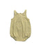 A Yellow Sleeveless Rompers from Quincy Mae in size 12-18M for neutral. (Back View)