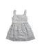 A White Sleeveless Dresses from Gingersnaps in size 2T for girl. (Front View)