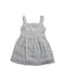 A White Sleeveless Dresses from Gingersnaps in size 2T for girl. (Back View)