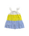 A Multicolour Sleeveless Dresses from Blue Dog Baby in size 4T for girl. (Back View)