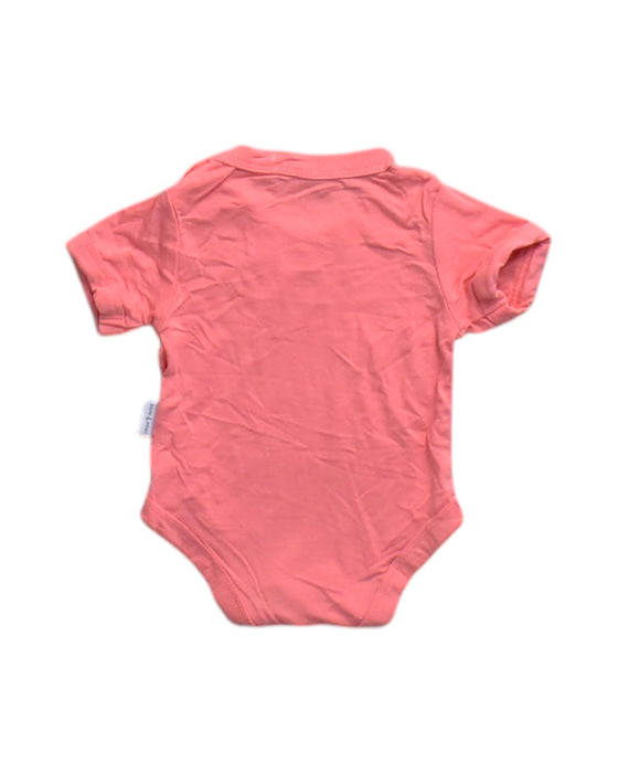 A Peach Short Sleeve Bodysuits from Raph and Remy in size Newborn for neutral. (Back View)