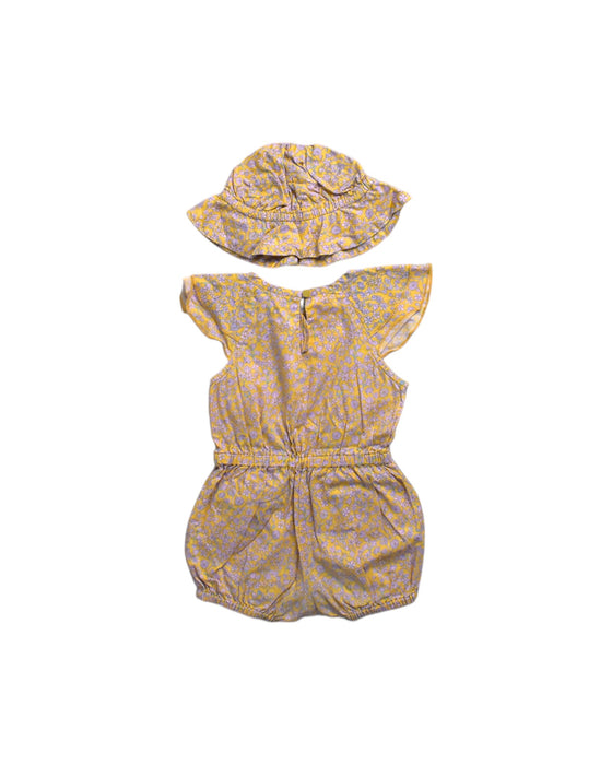 A Multicolour Sleeveless Rompers from Gingersnaps in size 18-24M for girl. (Back View)