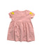 A Pink Short Sleeve Dresses from Le Petit Society in size 6-12M for girl. (Back View)