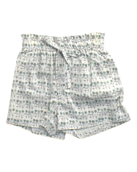 A White Shorts from Ancar in size 4T for girl. (Front View)