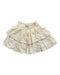 A Ivory Short Skirts from Gingersnaps in size 6T for girl. (Front View)