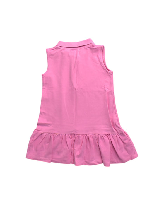 A Pink Sleeveless Dresses from Lola Palacios in size 8Y for girl. (Back View)