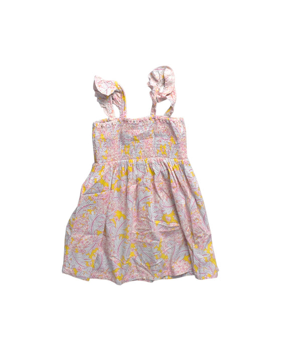 A Multicolour Sleeveless Dresses from Gingersnaps in size 6T for girl. (Back View)