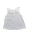 A White Sleeveless Tops from Carola Duval in size 6T for girl. (Front View)