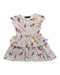 A Multicolour Short Sleeve Dresses from Rock Your Kid in size 4T for girl. (Front View)