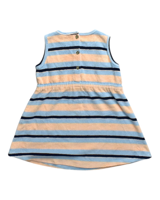 A Blue Sleeveless Dresses from Goldie + Ace in size 3T for girl. (Back View)