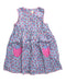 A Multicolour Sleeveless Dresses from Jojo Maman Bébé in size 18-24M for girl. (Front View)