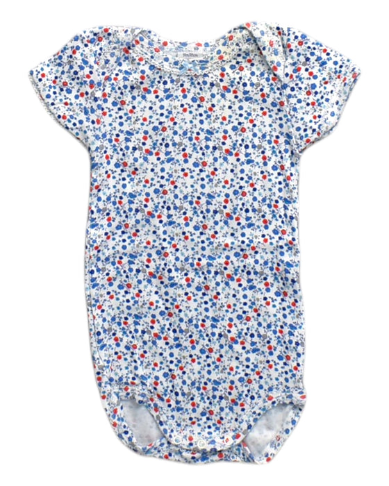 A Multicolour Short Sleeve Bodysuits from Petit Bateau in size 12-18M for girl. (Front View)