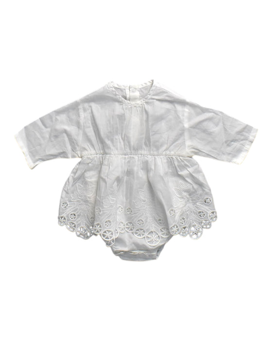 A White Dress Sets from MarlMarl in size 3T for girl. (Front View)