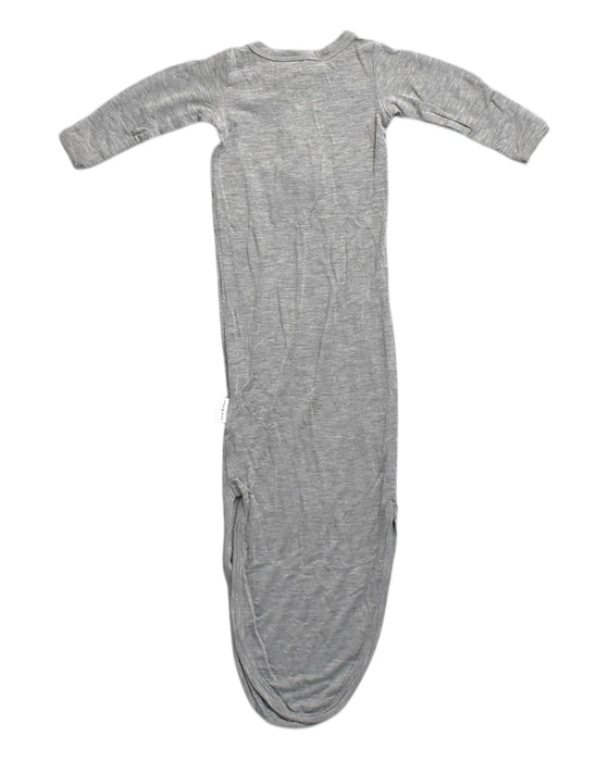 A Grey Nightgowns from Raph and Remy in size 0-3M for neutral. (Back View)