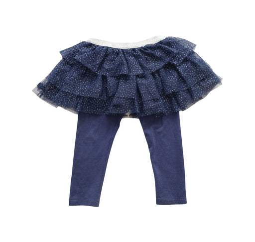 A Navy Leggings Sets from Chateau de Sable in size 3T for girl. (Front View)