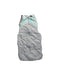 A Grey Sleepsacs from Love To Dream in size 6-12M for neutral. (Front View)