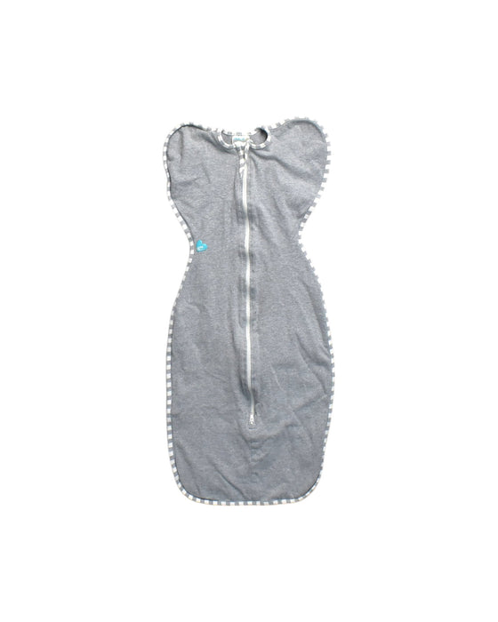 A Grey Swaddles from Love To Dream in size 3-6M for neutral. (Front View)