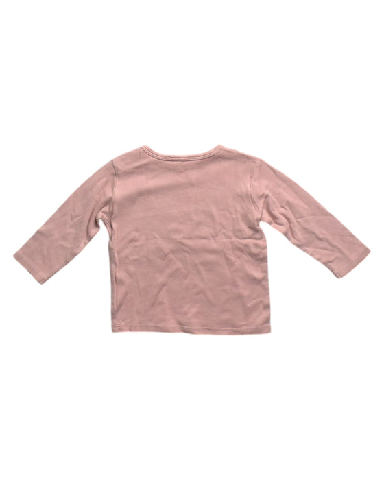 A Pink Long Sleeve Tops from Bonpoint in size 6-12M for neutral. (Back View)