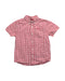 A Red Short Sleeve Shirts from Ben Sherman in size 7Y for boy. (Front View)