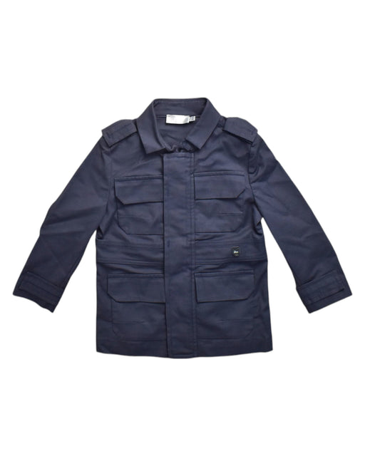 A Navy Coats from Dior in size 4T for boy. (Front View)