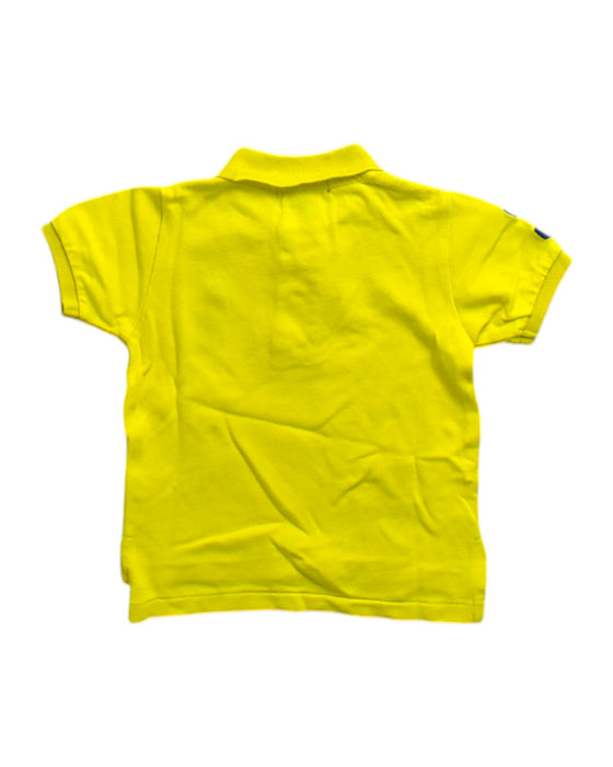 A Yellow Short Sleeve Polos from Polo Ralph Lauren in size 12-18M for boy. (Back View)