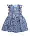 A Blue Sleeveless Dresses from Seed in size 4T for girl. (Front View)