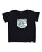 A Black Short Sleeve T Shirts from Le Petit Society in size 5T for neutral. (Front View)