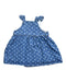 A Blue Overall Dresses from Du Pareil au même in size 6-12M for girl. (Back View)