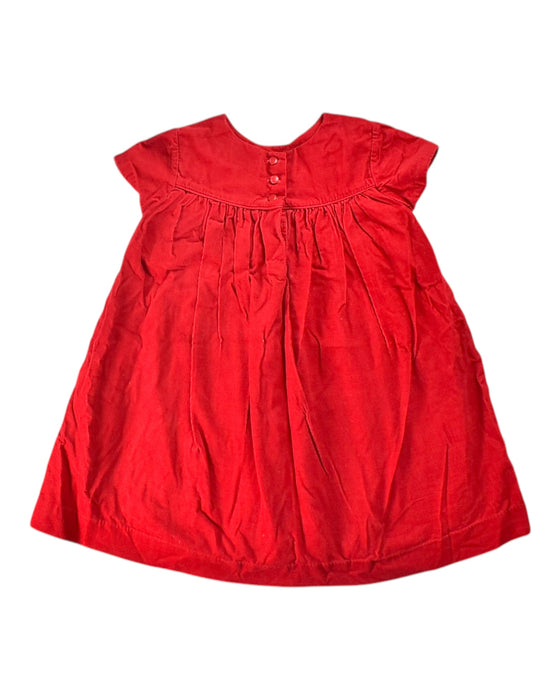 A Red Short Sleeve Dresses from Polo Ralph Lauren in size 4T for girl. (Back View)