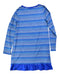 A Blue Long Sleeve Dresses from Jammies for your Families in size 7Y for girl. (Back View)