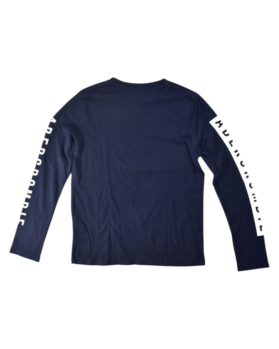 A Navy Long Sleeve T Shirts from Abercrombie  in size 12Y for boy. (Back View)