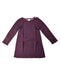 A Navy Long Sleeve Dresses from Petit Bateau in size 6T for girl. (Front View)