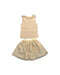 A Beige Skirt Sets from Gingersnaps in size 8Y for girl. (Back View)