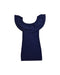 A Navy Sleeveless Dresses from Seed in size 8Y for girl. (Back View)