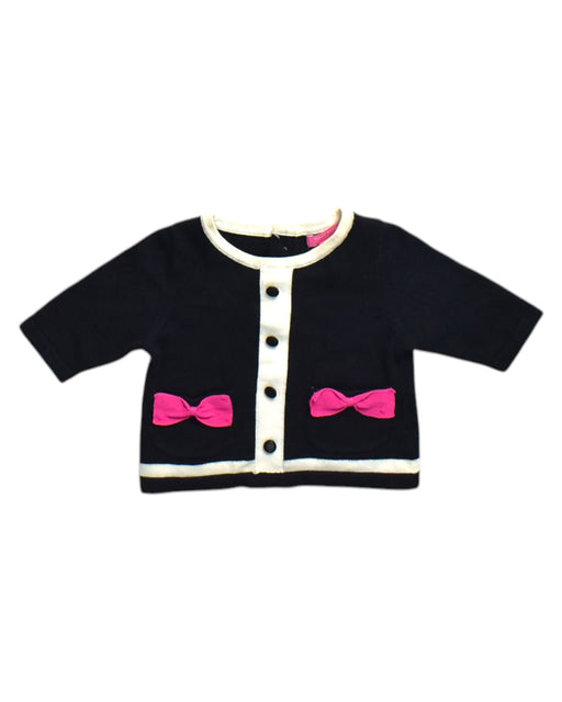 A Black Long Sleeve Tops from Isaac Mizrahi in size 0-3M for girl. (Front View)