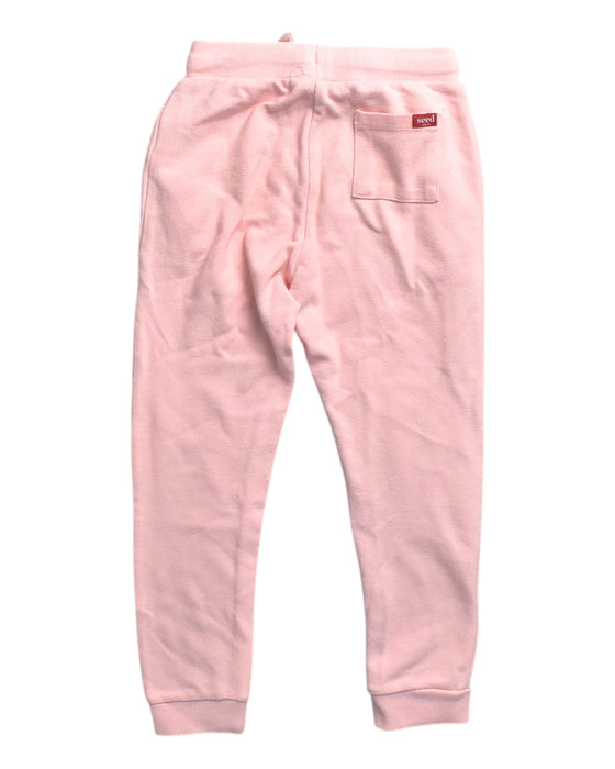 A Pink Sweatpants from Seed in size 8Y for girl. (Back View)