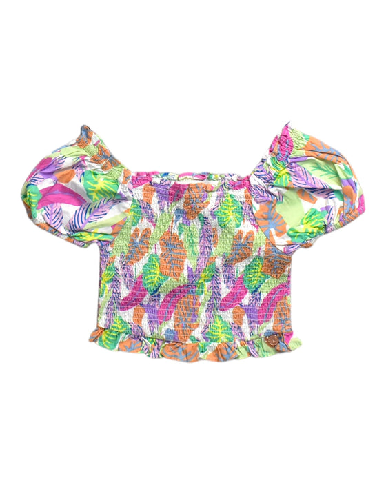 A Multicolour Short Sleeve Tops from Angel and Rocket in size 9Y for girl. (Front View)