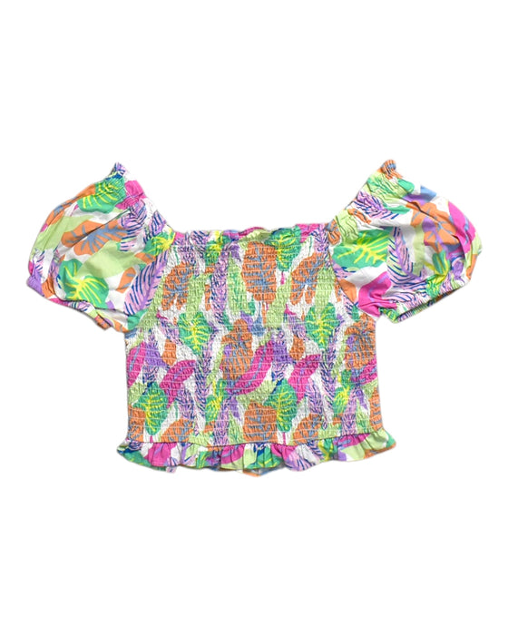 A Multicolour Short Sleeve Tops from Angel and Rocket in size 9Y for girl. (Back View)