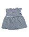 A Navy Sleeveless Dresses from Petit Bateau in size 0-3M for girl. (Back View)