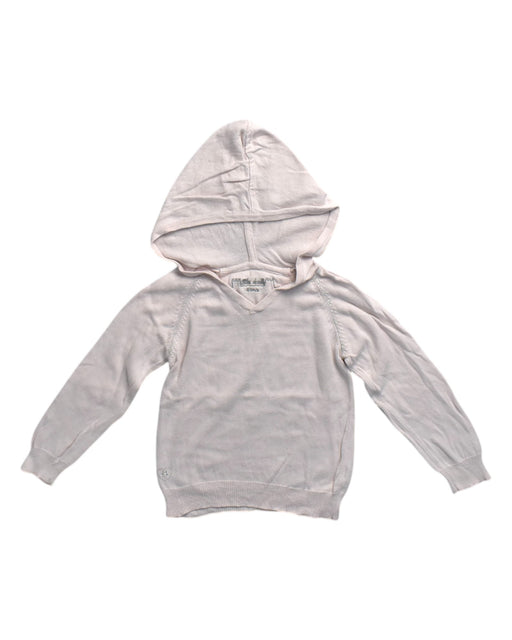 A Ivory Hooded Sweatshirts from Chateau de Sable in size 4T for neutral. (Front View)