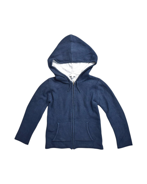 A Navy Zippered Sweatshirts from CdeC in size 8Y for neutral. (Front View)