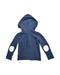 A Navy Zippered Sweatshirts from CdeC in size 8Y for neutral. (Back View)