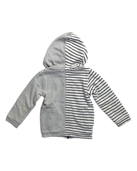 A Black Zippered Sweatshirts from Milk on the Rocks in size 6T for neutral. (Back View)