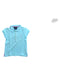 A Blue Short Sleeve Polos from Ralph Lauren in size 5T for girl. (Front View)