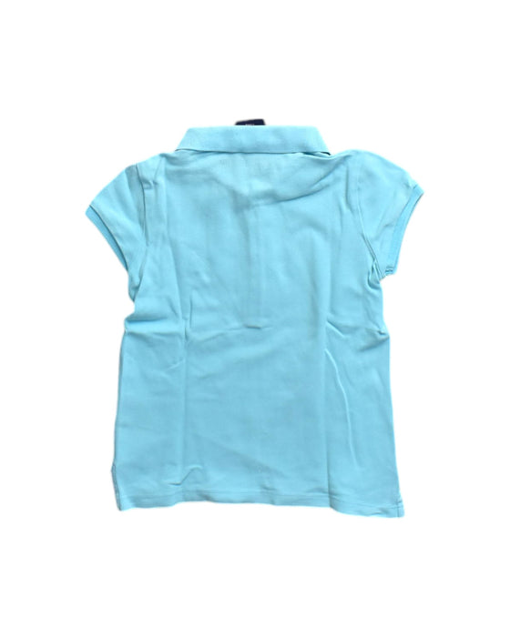 A Blue Short Sleeve Polos from Ralph Lauren in size 5T for girl. (Back View)