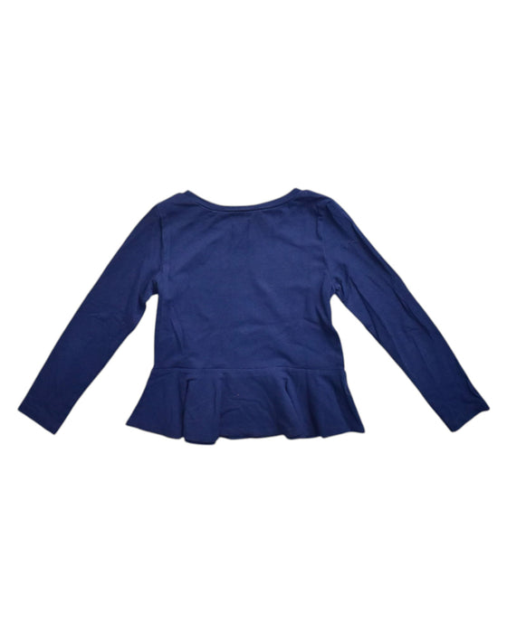 A Navy Long Sleeve Tops from Ralph Lauren in size 5T for girl. (Back View)