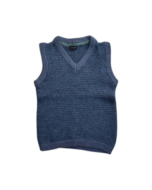 A Blue Outerwear Vests from Miniature in size 8Y for boy. (Front View)